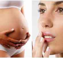 Herpes pe buze în timpul sarcinii
