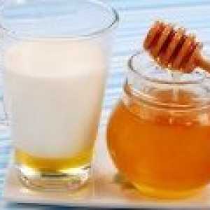 Tusea miere, lapte cu tuse miere - cum se aplica?