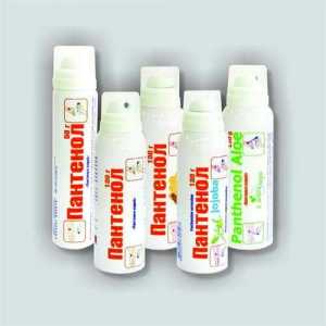 Panthenol Spray: instrucțiuni de utilizare