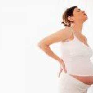 De ce dureri de spate in timpul sarcinii?